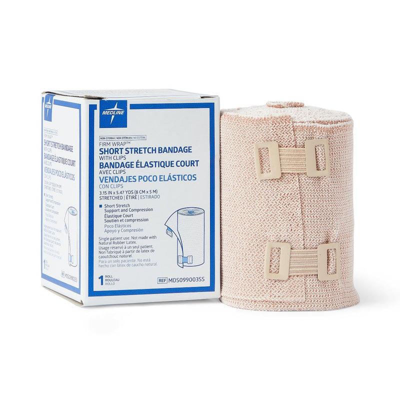 Firm-Wrap Short-Stretch Elastic Bandage, 8 cm x 5 m (3.15" x 5.47 yd.), 1/EA  (MDS099003SSH) Each