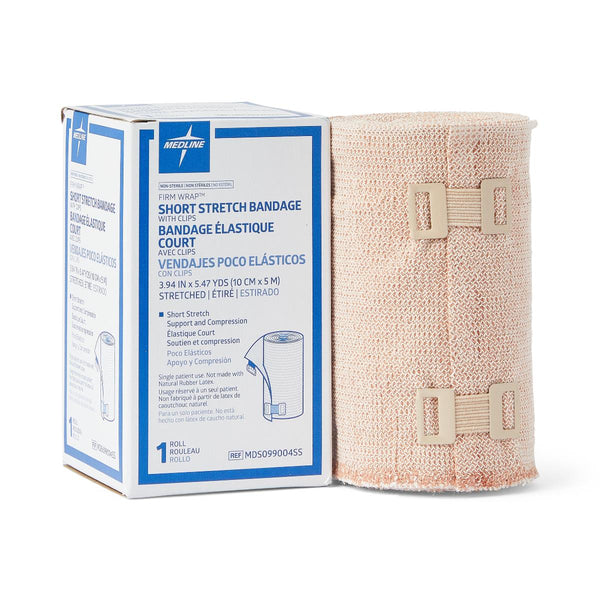 Firm-Wrap Short-Stretch Elastic Bandage, 10 cm x 5 m (3.94" x 5.47 yd.), 1/EA  (MDS099004SSH) Each