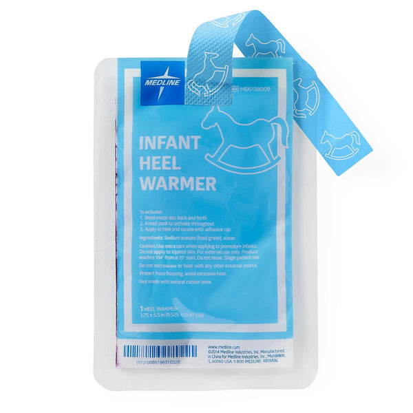 Infant Heel Warmer Gel Pack with Metal Disc and Cloth Strap, 25/BX (MDS138009Z) Box of 25