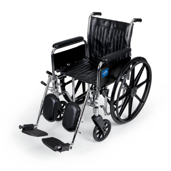 MDS806450 Wheelchair, Full-Length Arms, 1/EA  (MDS806450FLA) Each