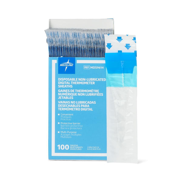 Digital Oral Thermometer Sheath, 100/PK (MDS9614) Pack of 100