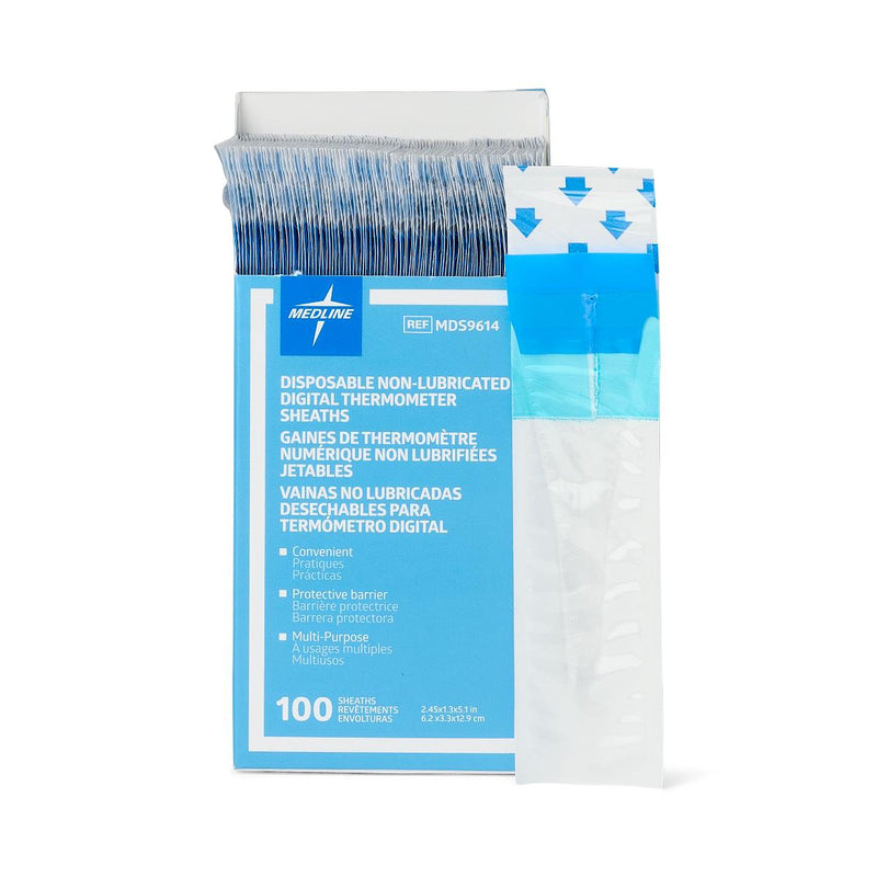 Digital Oral Thermometer Sheath, 100/PK (MDS9614) Pack of 100