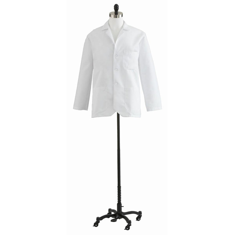 Poplin 80% Polyester/20% Cotton Consultation Lab Coat, White, Size 34, 1/EA  (MDT10WHT34E) Each