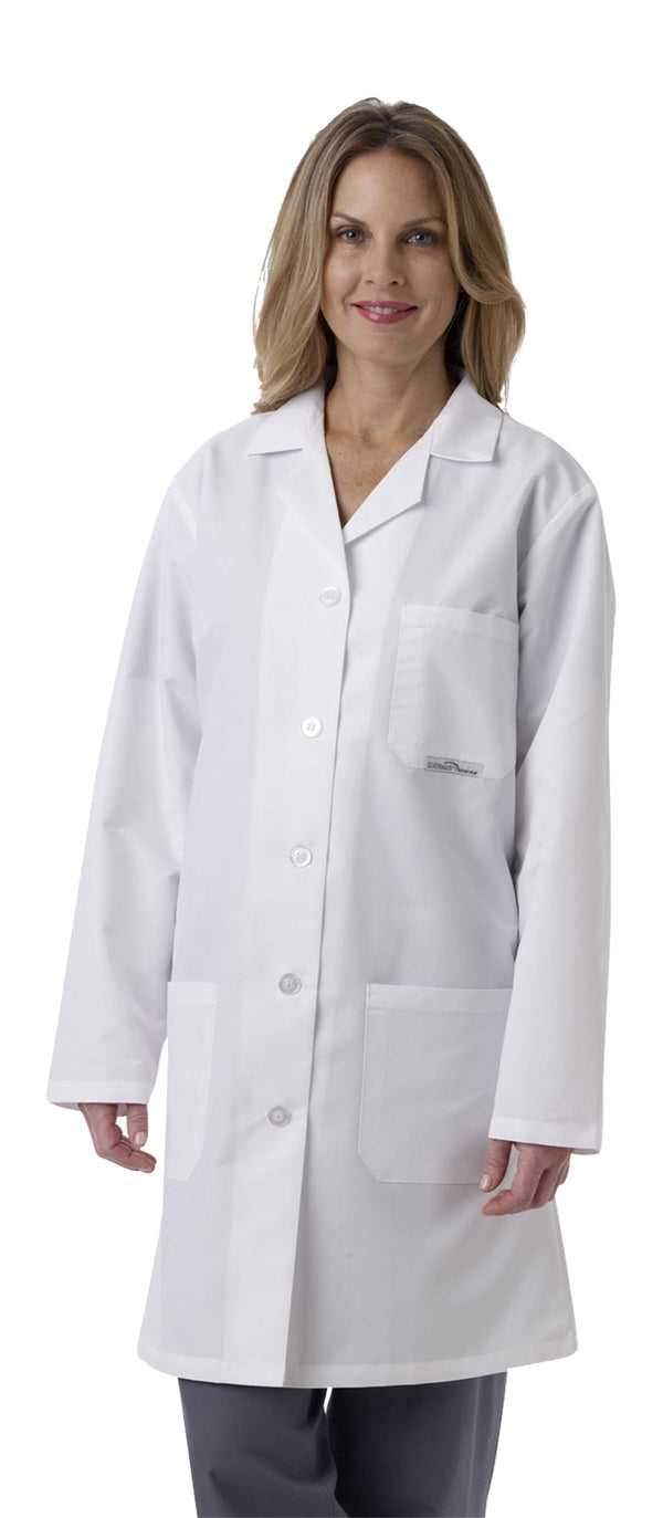 SilverTouch Women's Staff-Length Lab Coats, 1/EA (MDT11WHTST2E) Each