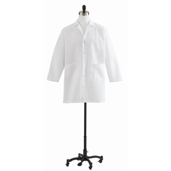 Ladies' Staff-Length Lab Coat, White, Size 46, 1/EA  (MDT12WHT46ES) Each