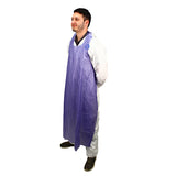 Safety Zone® ProGuard® Vinyl Die Cut Aprons, Blue, 35"x48", 6 Mil, 12/Bag, 6 Bags/Case (SZNME6B-48) Case of 72