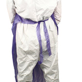 Safety Zone® ProGuard® Vinyl Die Cut Aprons, Blue, 35"x48", 6 Mil, 12/Bag, 6 Bags/Case (SZNME6B-48) Case of 72