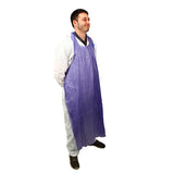 Safety Zone® ProGuard® Vinyl Die Cut Aprons, Blue, 35"x48", 6 Mil, 12/Bag, 6 Bags/Case (SZNME6B-48) Case of 72