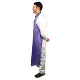 Safety Zone® ProGuard® Vinyl Die Cut Aprons, Blue, 35"x48", 6 Mil, 12/Bag, 6 Bags/Case (SZNME6B-48) Case of 72