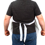 Safety Zone® ProGuard® Vinyl Die Cut Aprons, White, 35"x48", 8 Mil, 12/Bag, 6 Bags/Case (SZNME8W-48) Case of 72