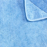 Hospeco® Microfiber Cloth 16x16 200 GSM Half-Fold Blue, Pack of 12 (HOSMFC2001616BL) Pack of 12