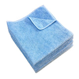 Hospeco® Microfiber Cloth 16x16 260 GSM Half-Fold Blue, Pack of 12 (HOSMFC2601616BL) Pack of 12