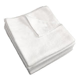 Hospeco® Microfiber Cloth 12x12 300 GSM Half-Fold White, Pack of 12 (HOSMFC3001212WH) Pack of 12