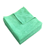 Hospeco® Microfiber Cloth 16x16 300 GSM Half-Fold Green, Pack of 12 (HOSMFC3001616GN) Pack of 12