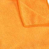 Hospeco® Microfiber Cloth 16x16 300 GSM Half-Fold Orange, Pack of 12 (HOSMFC3001616OR) Pack of 12