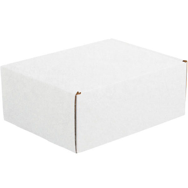 11 1/8 x 8 3/4 x 4" White Deluxe Literature Mailers, Bundle Of 50 Bundle Of 50