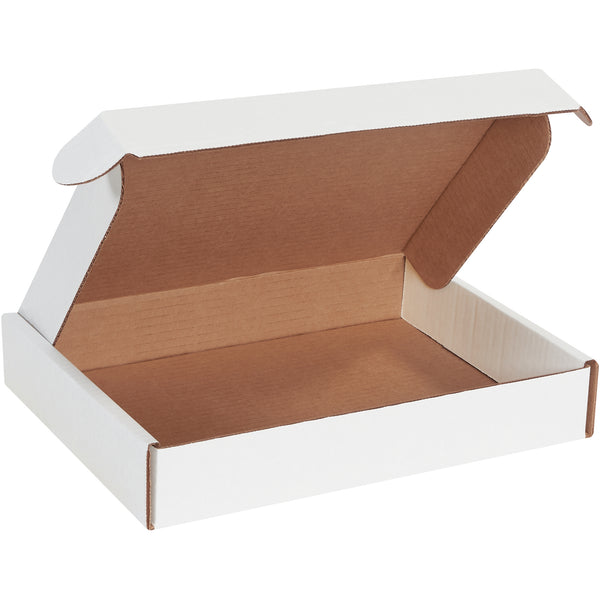 12 1/8 x 9 1/4 x 2" White Deluxe Literature Mailers (MFL1292) Bundle Of 50