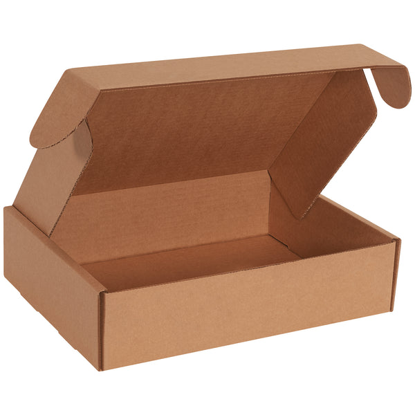 12 1/8 x 9 1/4 x 3" Kraft Deluxe Literature Mailers (MFL1293K) Bundle Of 50