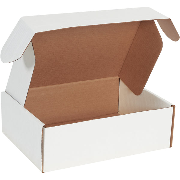 12 1/8 x 9 1/4 x 4" White Deluxe Literature Mailers (MFL1294) Bundle Of 50