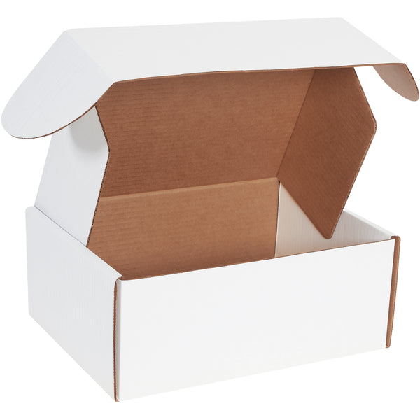 12 1/8 x 9 1/4 x 5" White Deluxe Literature Mailers (MFL1295) Bundle Of 50