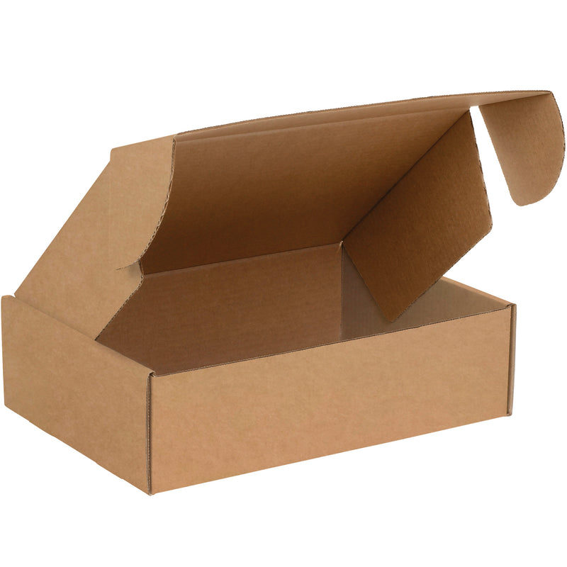 15 1/8 x 11 1/8 x 4" Kraft Deluxe Literature Mailer (MFL15114K) Bundle Of 50