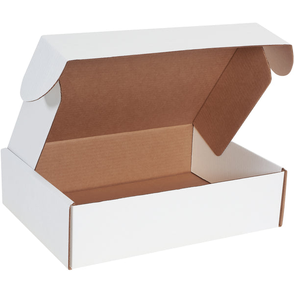 15 1/8 x 11 1/8 x 4" White Deluxe Literature Mailers (MFL15114) Bundle Of 50