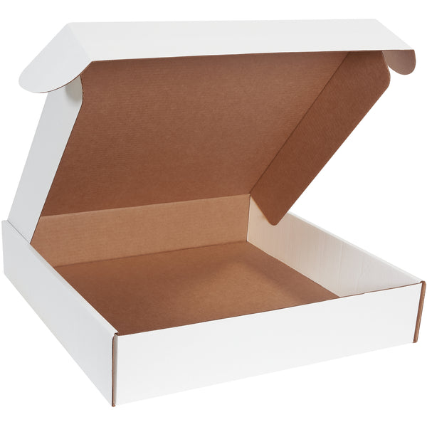 20 x 20 x 4" White Deluxe Literature Mailers (MFL20204) Bundle Of 25