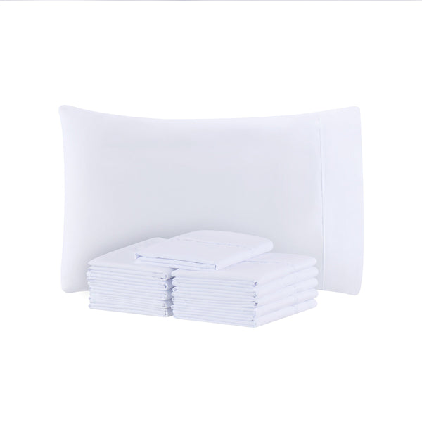 Host & Home Microfiber Pillowcase King White (12/Pack) (P-MFP-2040) 12/PK