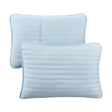 Arkwright Home® Host & Home Brushed Microfiber Quilt Set, Queen, Light Blue, 4/Case (MFQT-FQSET-LB) Case of 4