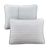 Arkwright Home® Host & Home Brushed Microfiber Quilt Set, King, Light Gray, 4/Case (MFQT-KSET-LG) Case of 4
