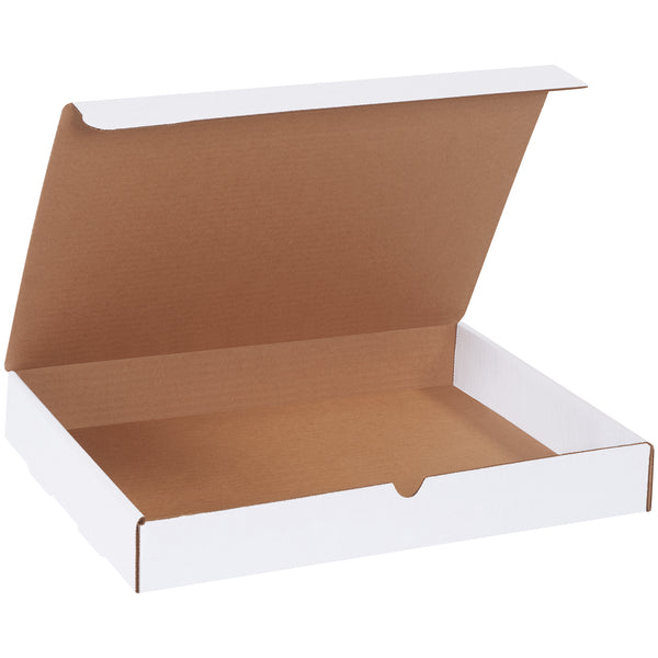 15 1/8 x 11 1/8 x 2" White Literature Mailers (MIBMS500) Bundle Of 50
