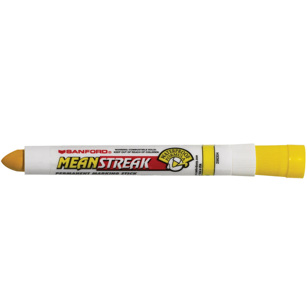 Yellow Mean Streak® "Paint in a Tube" Markers, Case Of 12 Case Of 12