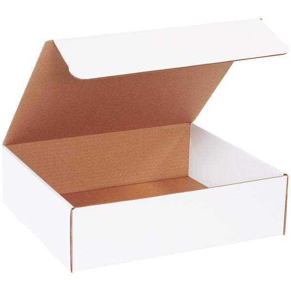 14 x 12 x 4" White Literature Mailers, Bundle Of 50 Bundle Of 50