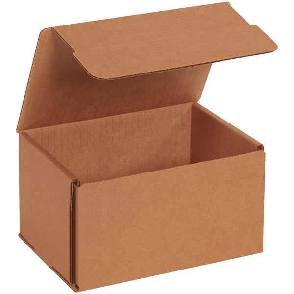 6 1/2 x 4 7/8 x 3 3/4" Kraft Corrugated Mailers (MLR4K) Bundle Of 50