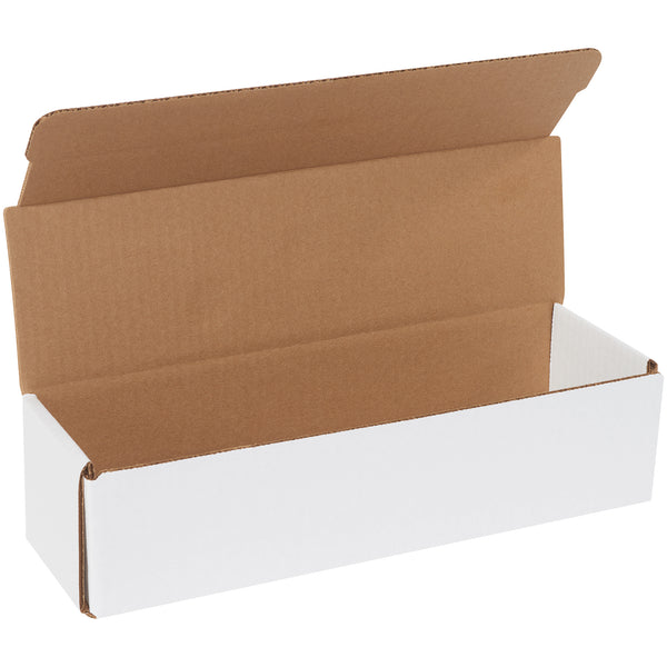 12 x 3 1/2 x 3" White Corrugated Mailers (MLR7) Bundle Of 50