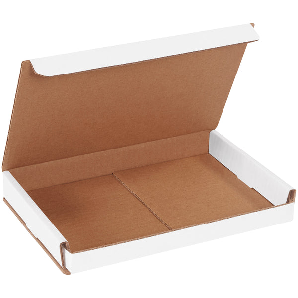 9 x 6 x 1" White Corrugated Mailers (MLR961) Bundle Of 50