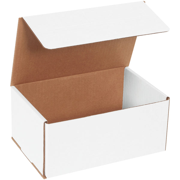 9 x 6 x 4" White Corrugated Mailers (MLR964) Bundle Of 50