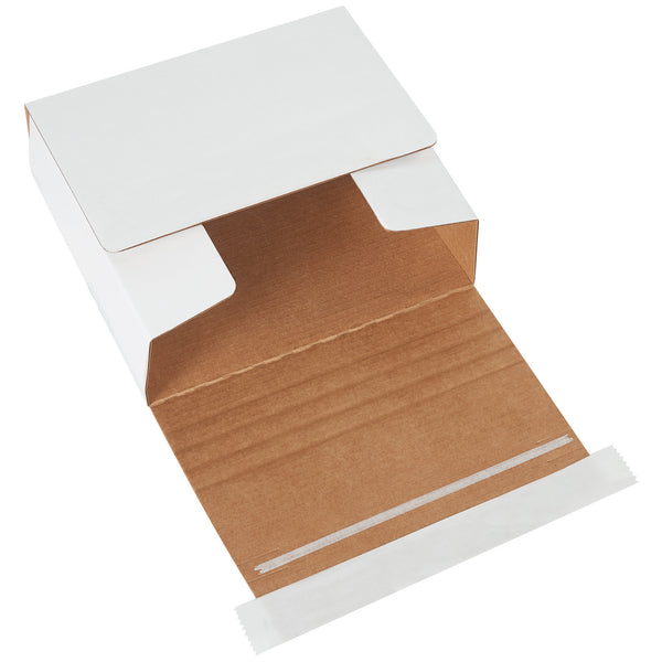 5 3/4 x 5 1/16 x 1 3/4" White Self-Seal CD Mailers, Bundle Of 200 Bundle Of 200