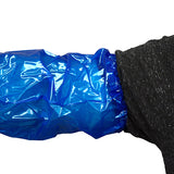 Safety Zone® ProGuard® Vinyl Alternative Sleeves w/ Elastic Ends, 18", 6 Mil, Blue, 10/Bag, 15 Bags/Case (SZNMMVA-6HS) Case of 150
