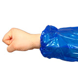 Safety Zone® ProGuard® Vinyl Alternative Sleeves w/ Elastic Ends, 18", 6 Mil, Blue, 10/Bag, 15 Bags/Case (SZNMMVA-6HS) Case of 150