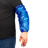 Safety Zone® ProGuard® Vinyl Alternative Sleeves w/ Elastic Ends, 18", 6 Mil, Blue, 10/Bag, 15 Bags/Case (SZNMMVA-6HS) Case of 150