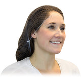 Safety Zone® 22 in. Lightweight Polyester Hairnet White, Case of 1440 (SZNMN-22-1440W) Case of 1440