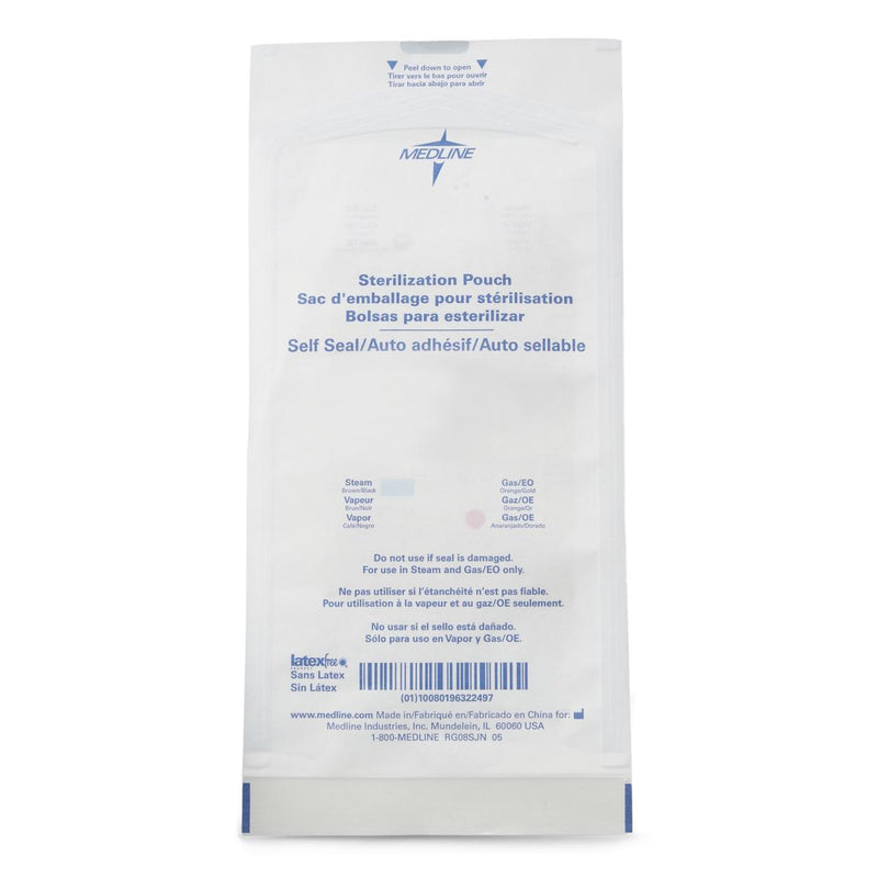 Steam and Gas Self-Seal Sterilization Pouch, 7.5" x 13", 200/BX  (MPP100545GSZ) Box of 200