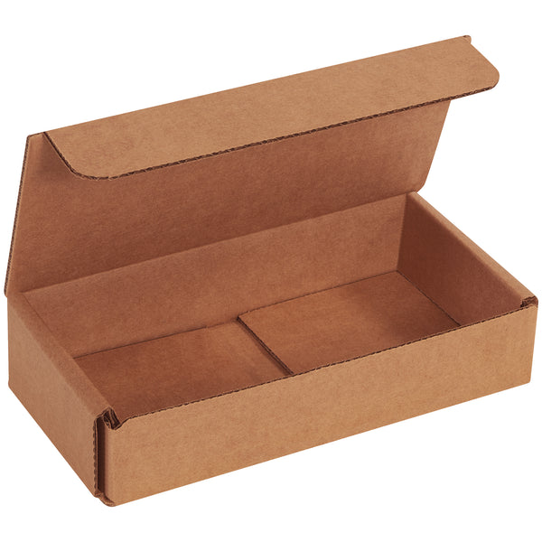 6 1/2 x 3 1/4 x 1 1/4" Kraft Corrugated Mailers (MRX1XLK) Bundle Of 50