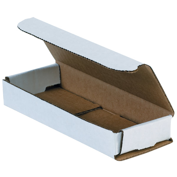 6 1/2 x 2 1/2 x 1" White Corrugated Mailers (MRX1X) Bundle Of 50