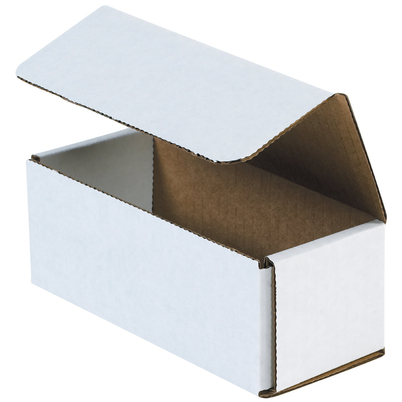 6 1/2 x 2 3/4 x 2 1/2" White Corrugated Mailers (MRX3X) Bundle Of 50