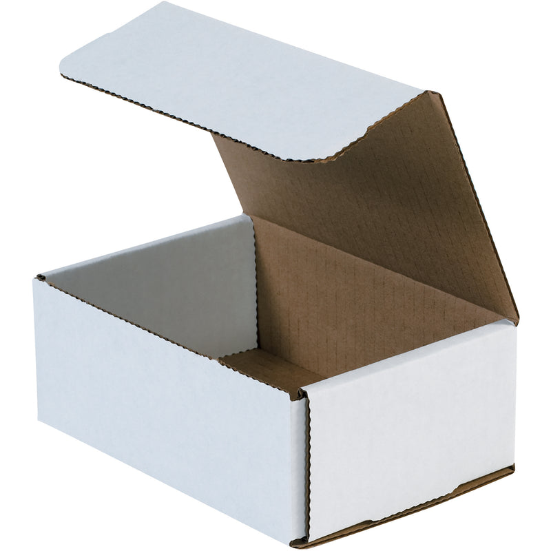 6 1/2 x 4 1/2 x 2 1/2" White Corrugated Mailers (MRX5X) Bundle Of 50