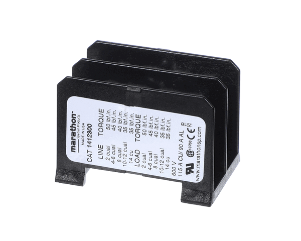 Marshall Air 500973 Terminal Block 2 Pole 600V 115A (MSA500973) Each