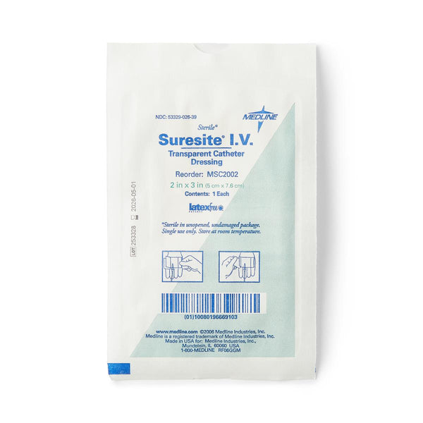 SureSite Transparent Film Dressing, 2" x 3", 1/EA  (MSC2002H) Each