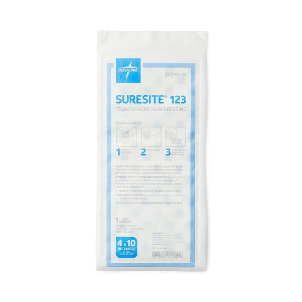 SureSite123 Transparent Dressing, 4" x 10", 1/EA  (MSC2710H) Each